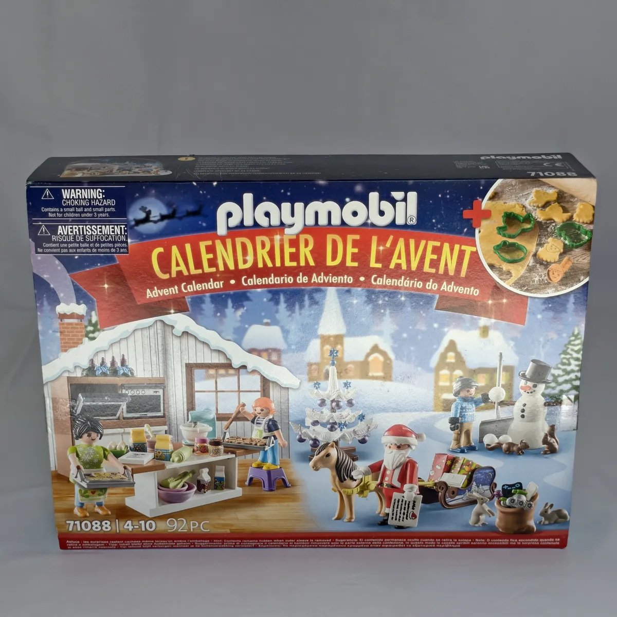 Playmobil 71088 - Calendrier de l'Avent Atelier de Pâtisserie de Noël